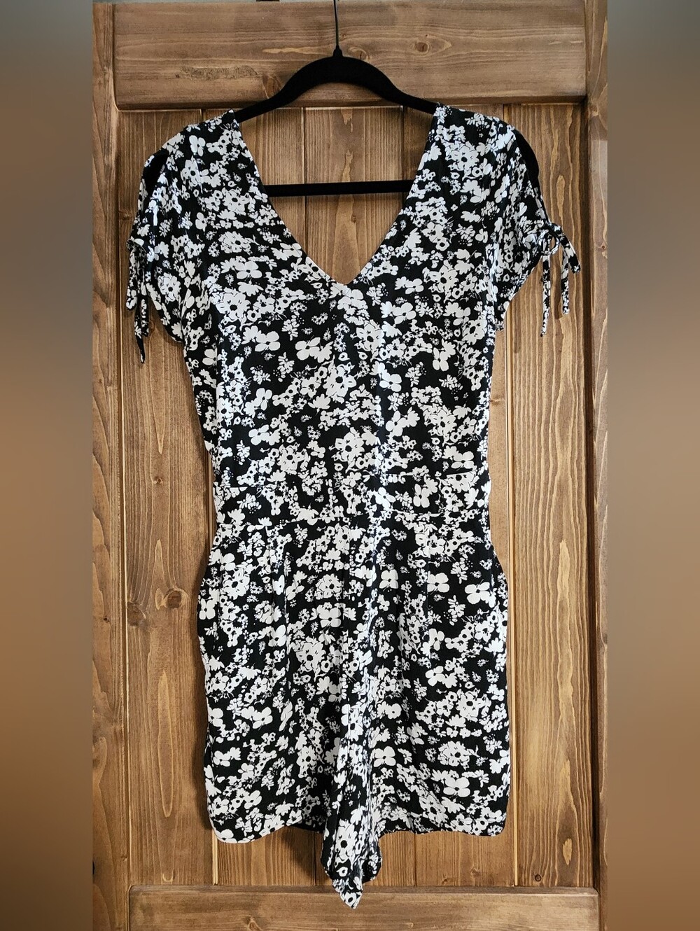 Express Black and White Romper